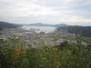 大槌町全景(2)(一昨年に比べて片付けは済み、部分的に盛土工事が始まっているのが判ります。)